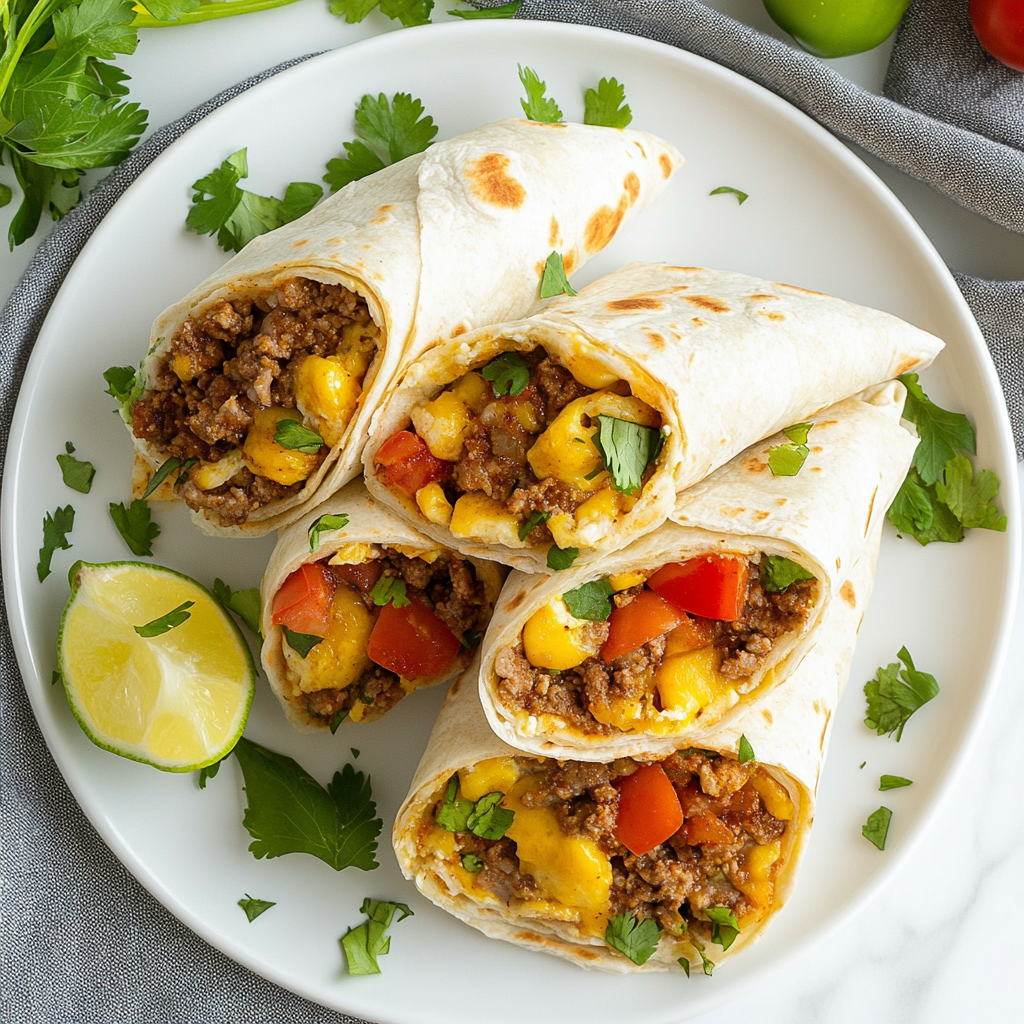 Delicious Breakfast Burritos | Easy &amp; Healthy Morning Recipes