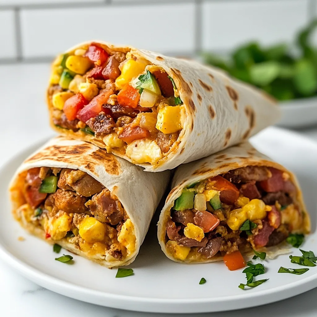 Delicious Breakfast Burritos | Easy &amp; Healthy Morning Recipes