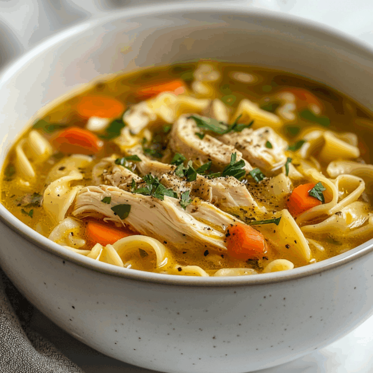 Cozy Gluten-Free Chicken Noodle Soup Recipe – Healthy &amp; Comforting Meal