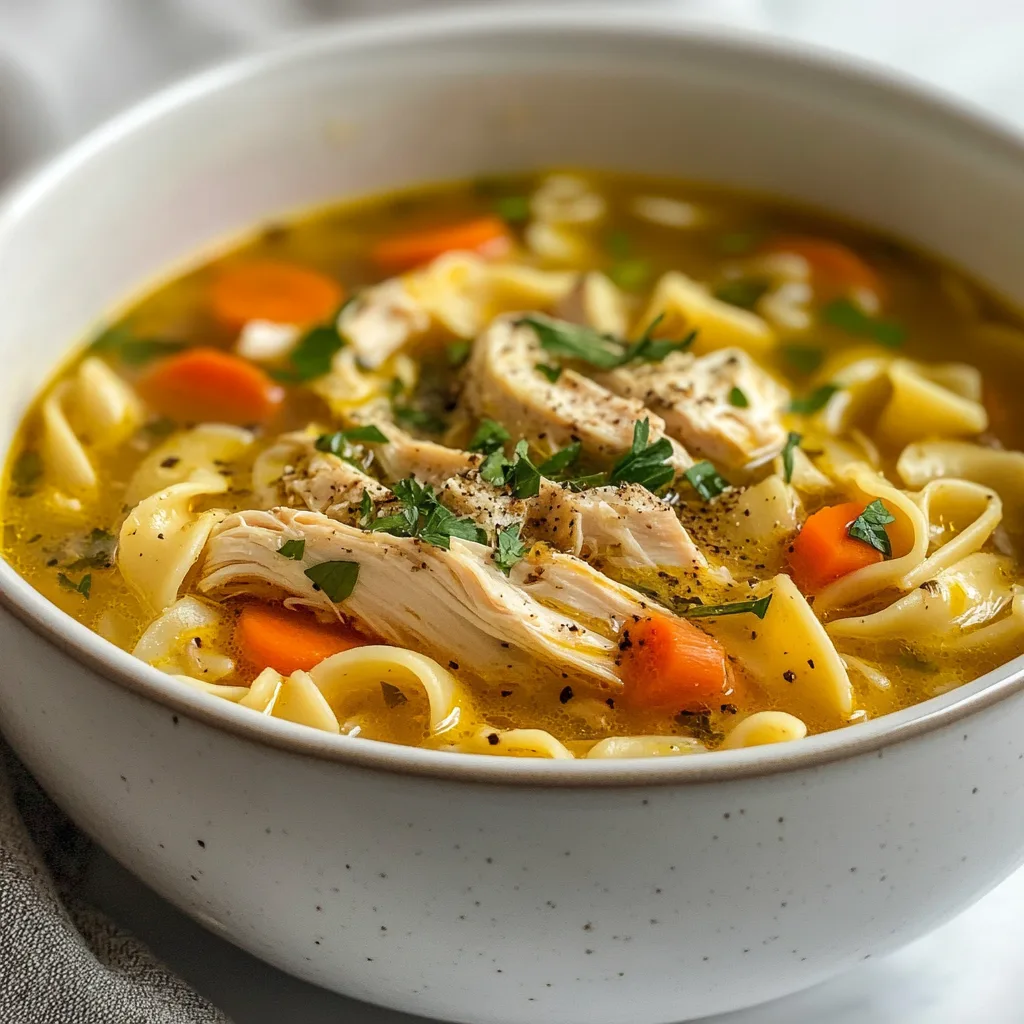 Cozy Gluten-Free Chicken Noodle Soup Recipe – Healthy &amp; Comforting Meal