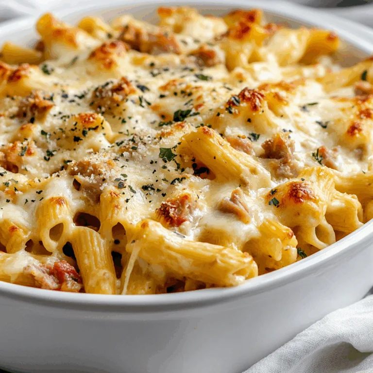Creamy Gluten-Free Tuna Pasta Bake Recipe | Easy &amp; Delicious Meal