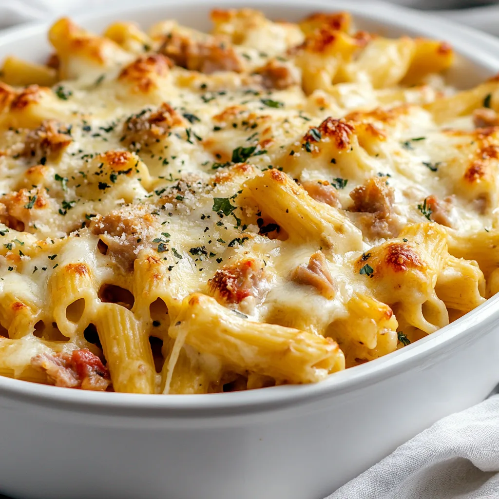 Creamy Gluten-Free Tuna Pasta Bake Recipe | Easy &amp; Delicious Meal