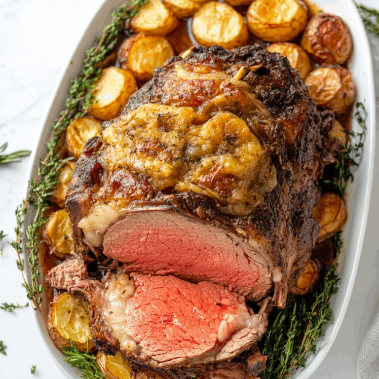 Easy Slow-Roasted Prime Rib Recipe | Tender & Juicy Roast Beef Made Simple