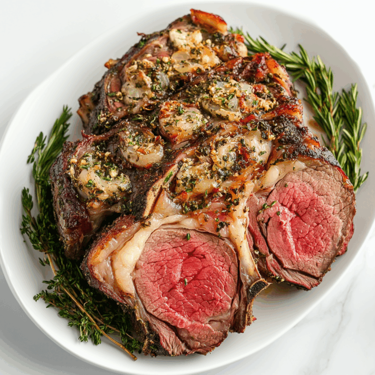 Garlic Herb Butter Prime Rib Recipe | Juicy & Flavorful Prime Rib Steak