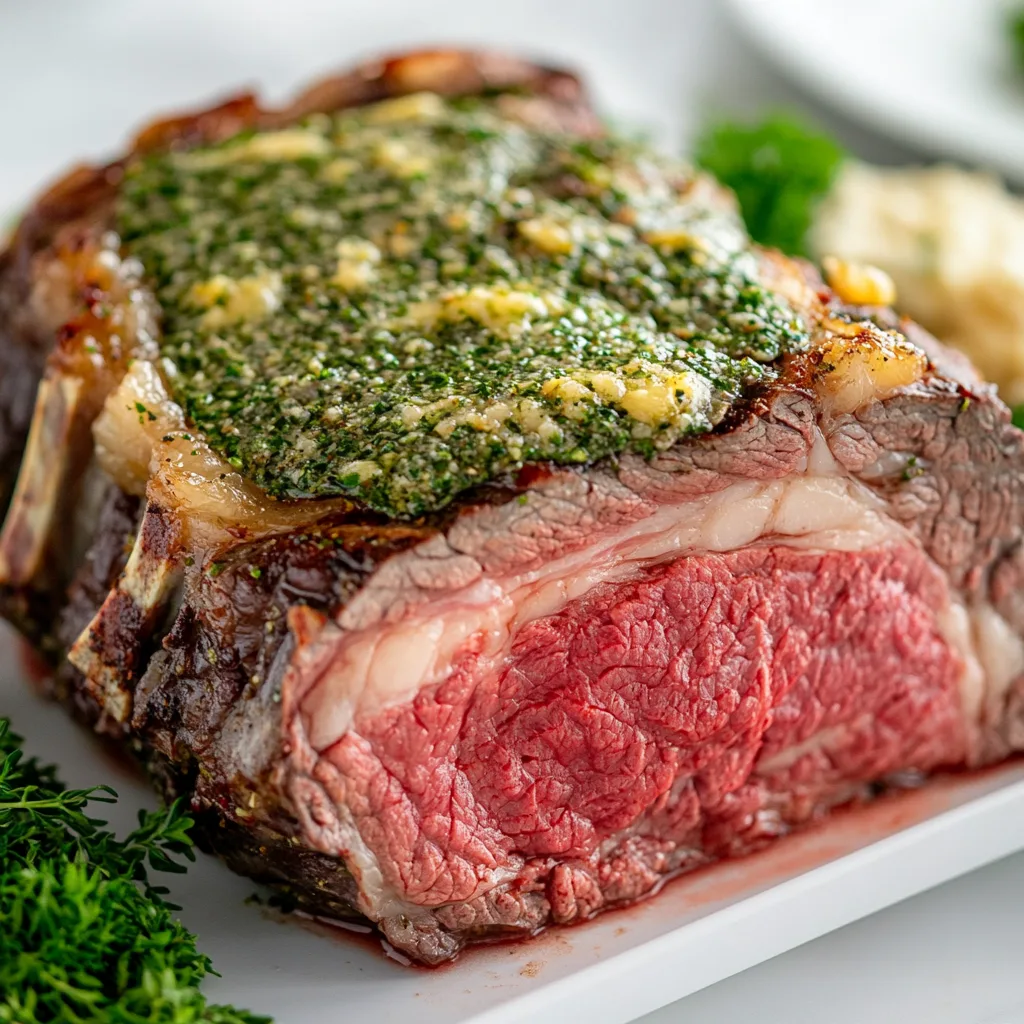 Italian Herb Butter Prime Rib Recipe | Juicy, Flavorful Roast Beef