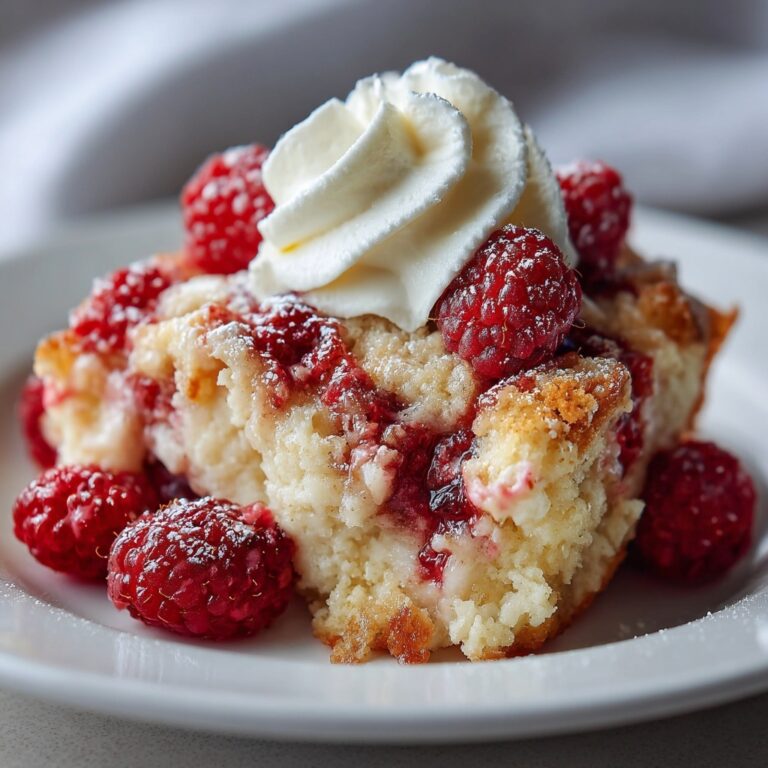 Easy Slow Cooker White Chocolate Raspberry Dump Cake Recipe | Delicious &amp; Quick Dessert