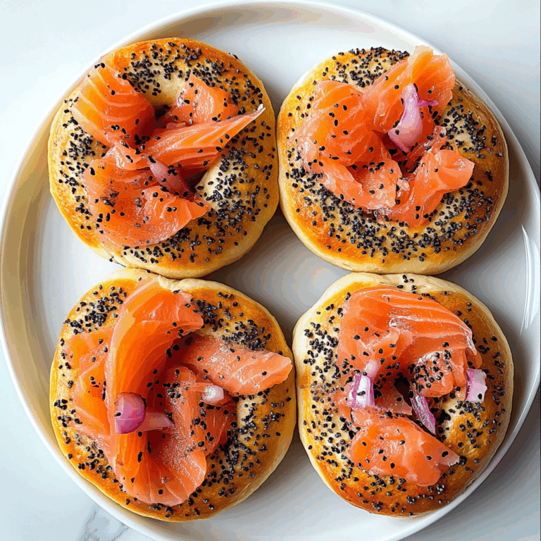 Delicious Smoked Salmon Bagels Recipe | Easy &amp; Fresh Brunch Idea