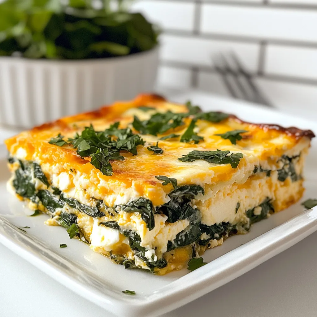 Delicious Spinach and Feta Egg Casserole Recipe | Healthy Breakfast Ideas