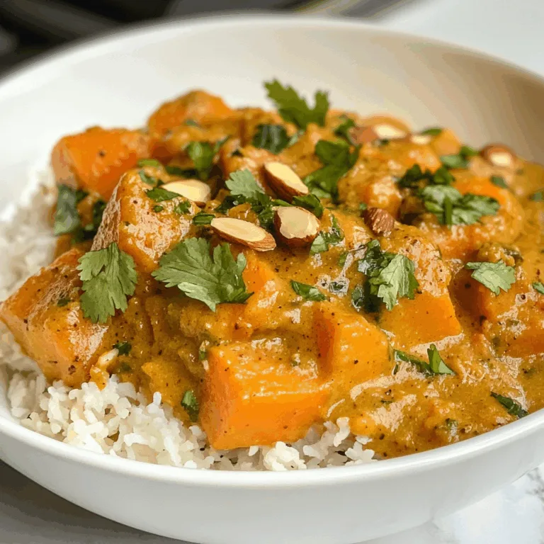 Sweet Potato &amp; Almond Curry – Delicious Gluten-Free Recipe