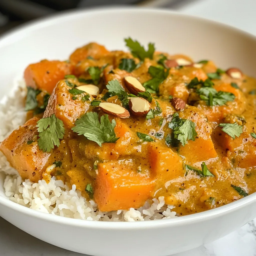Sweet Potato &amp; Almond Curry – Delicious Gluten-Free Recipe