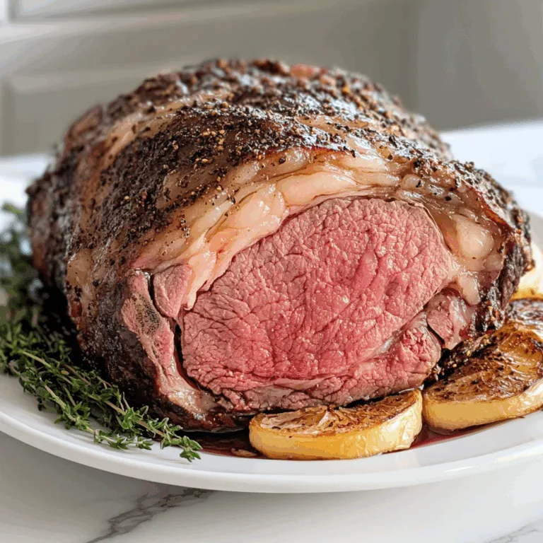 Ultimate Easy Prime Rib Recipe | Perfectly Juicy & Simple to Make