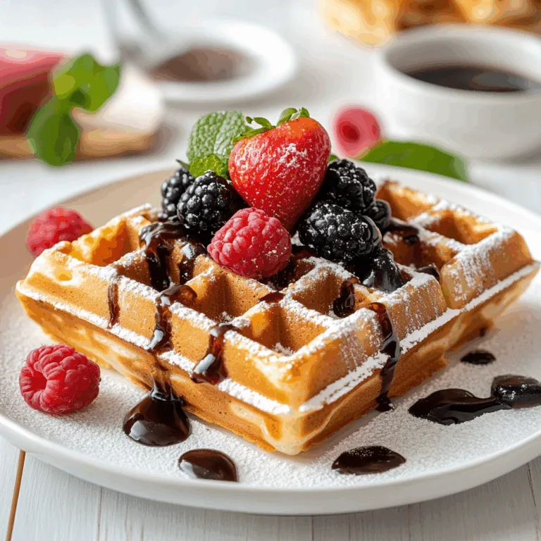 Delicious Waffle Bar: Customizable Waffles for Every Occasion