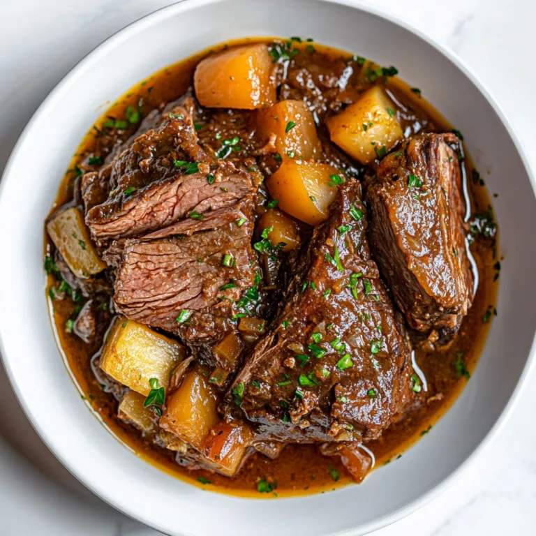 Tender Apple Cider Braised Beef Shoulder Recipe | Hearty & Flavorful Dinner