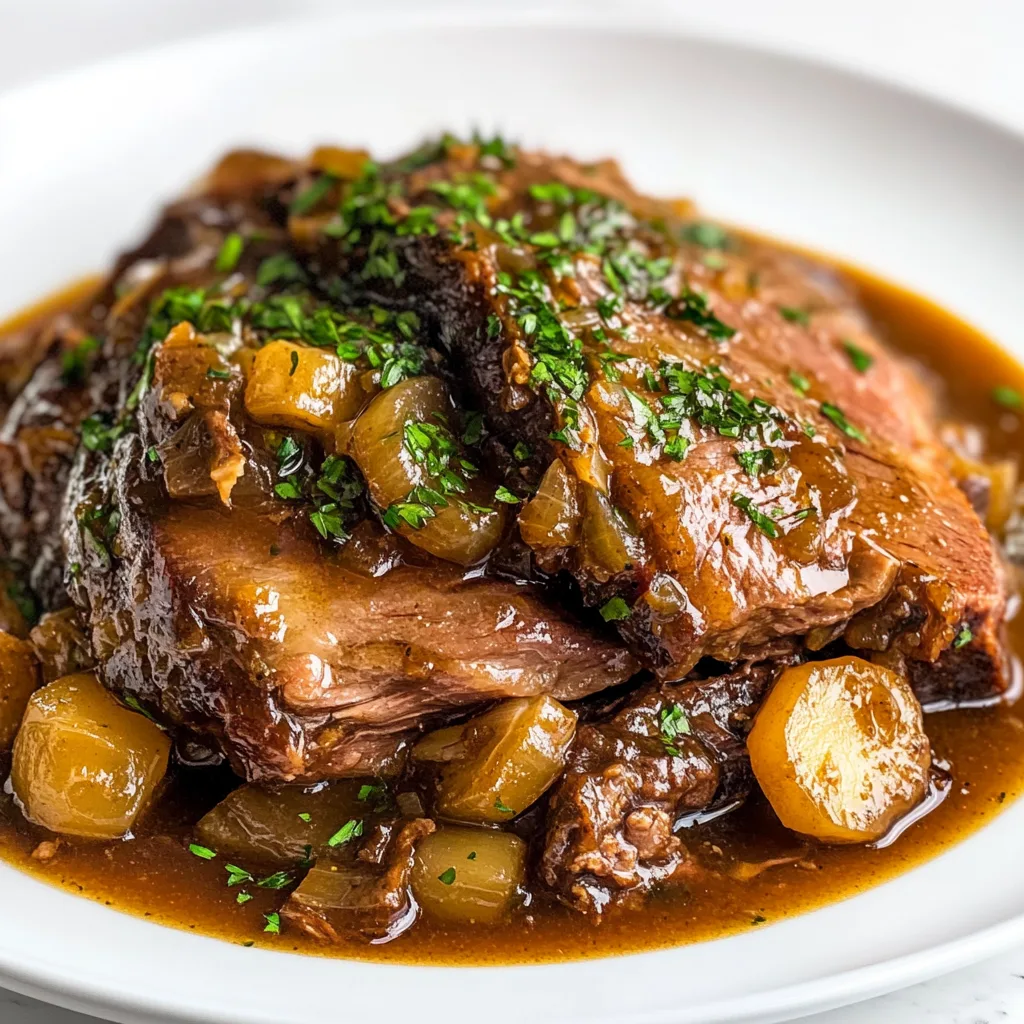 Tender Apple Cider Braised Beef Shoulder Recipe | Hearty &amp; Flavorful Dinner