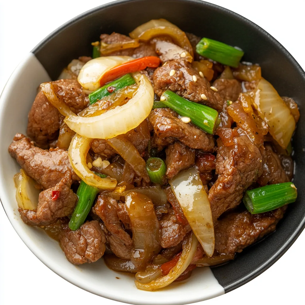 Quick and Easy Beef and Onion Stir Fry Recipe | Delicious Weeknight Dinner