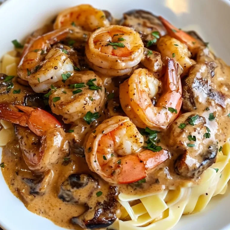 Creamy Blackened Shrimp Stroganoff Recipe | Easy & Delicious Seafood Dinner