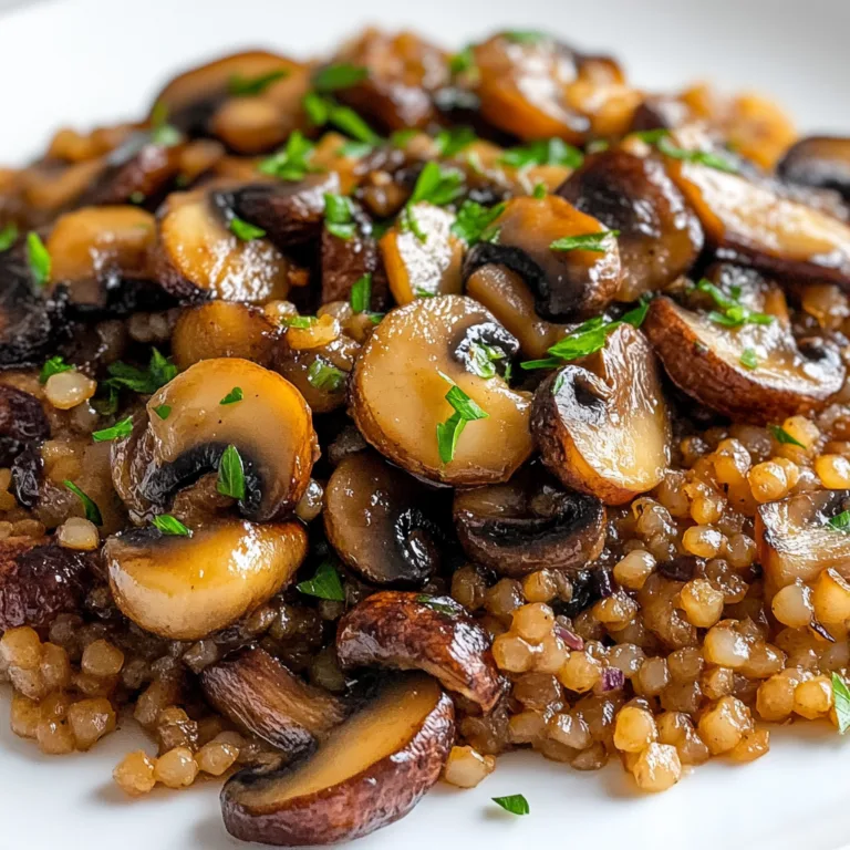 Buckwheat Kasha with Caramelized Mushrooms and Onions Recipe | Healthy & Delicious