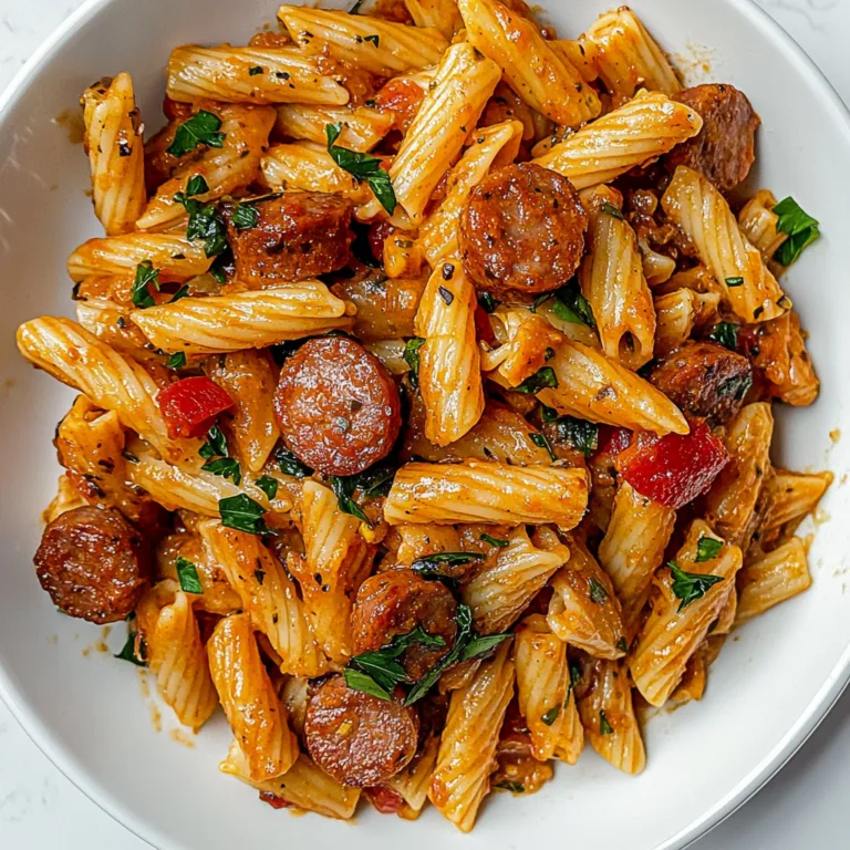 Delicious Cajun Sausage Pasta Recipe | Spicy & Creamy Cajun Pasta Dinner