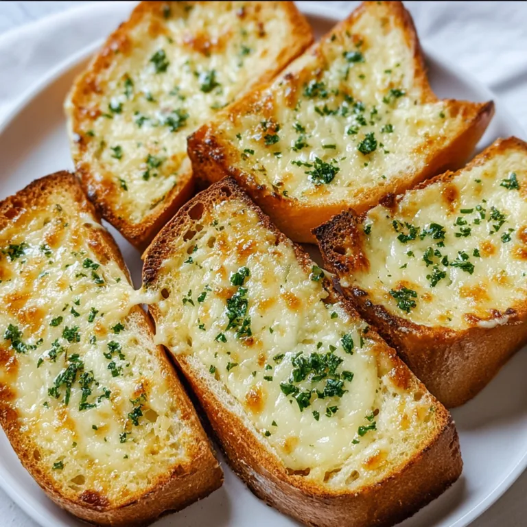 Delicious Cheesy Garlic Bread Recipe – Easy & Crispy Garlic Cheese Toast