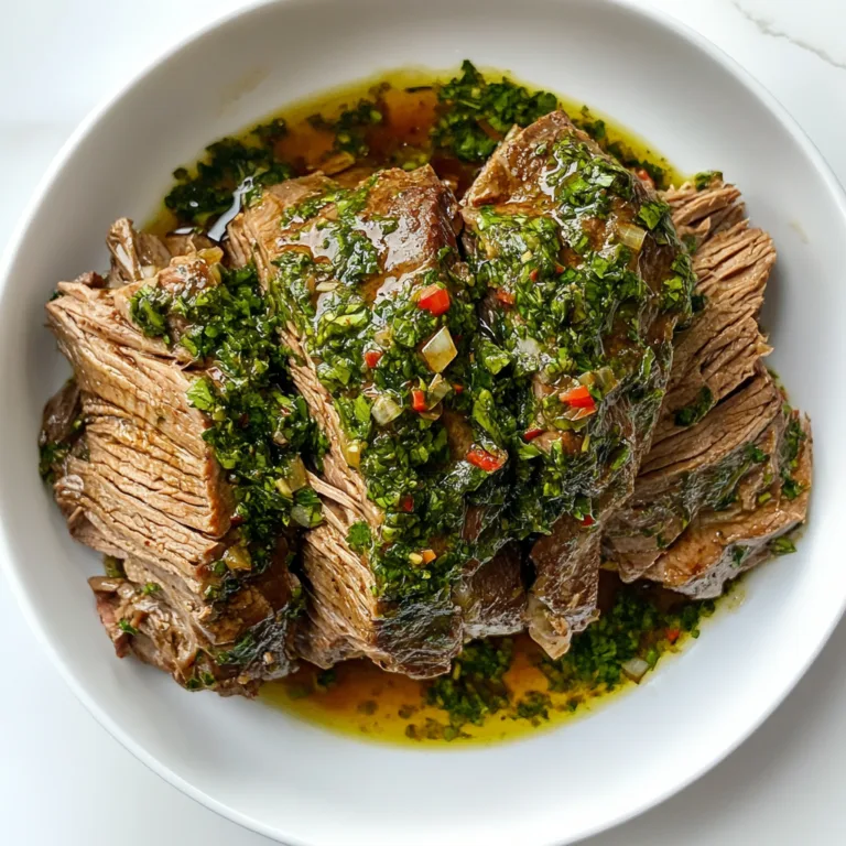 Chimichurri Beef Tender Pot Roast Recipe | Juicy & Flavorful Slow-Cooked Roast