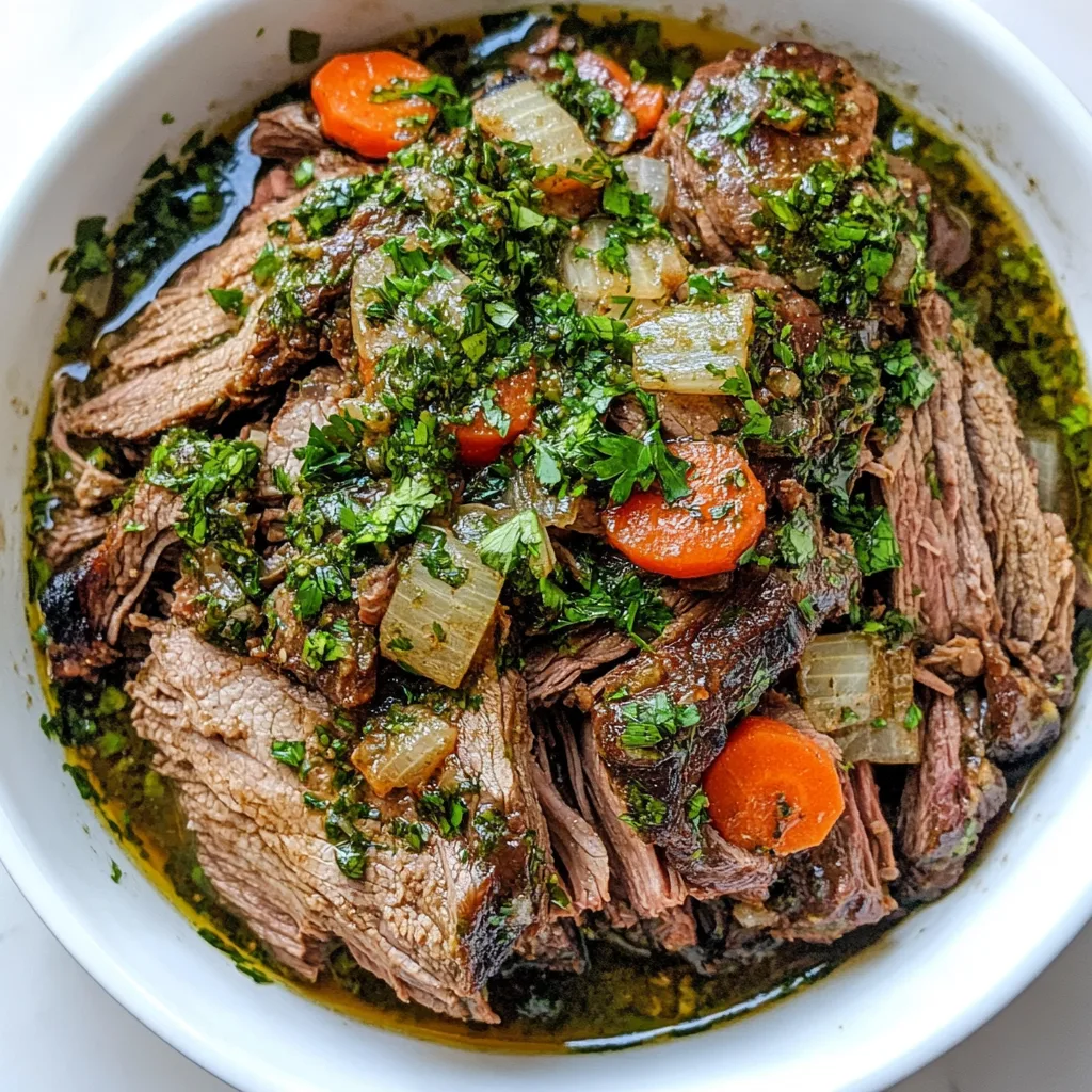 Chimichurri Beef Tender Pot Roast Recipe | Juicy &amp; Flavorful Slow-Cooked Roast