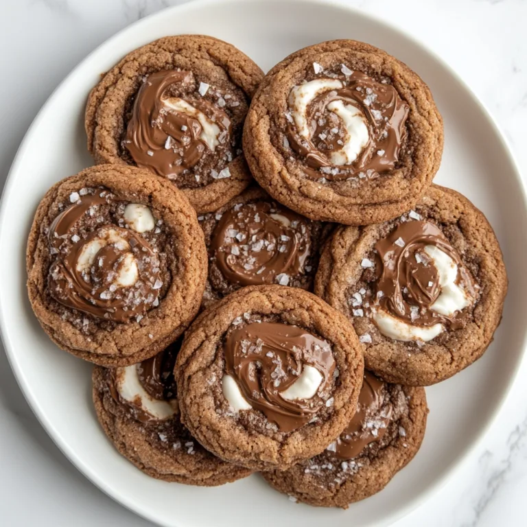 Delicious Chocolate Marshmallow Swirl Cookies Recipe | Soft & Chewy Treats