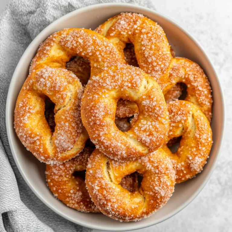 Delicious Cinnamon Sugar Soft Pretzels Recipe | Easy & Homemade Pretzels