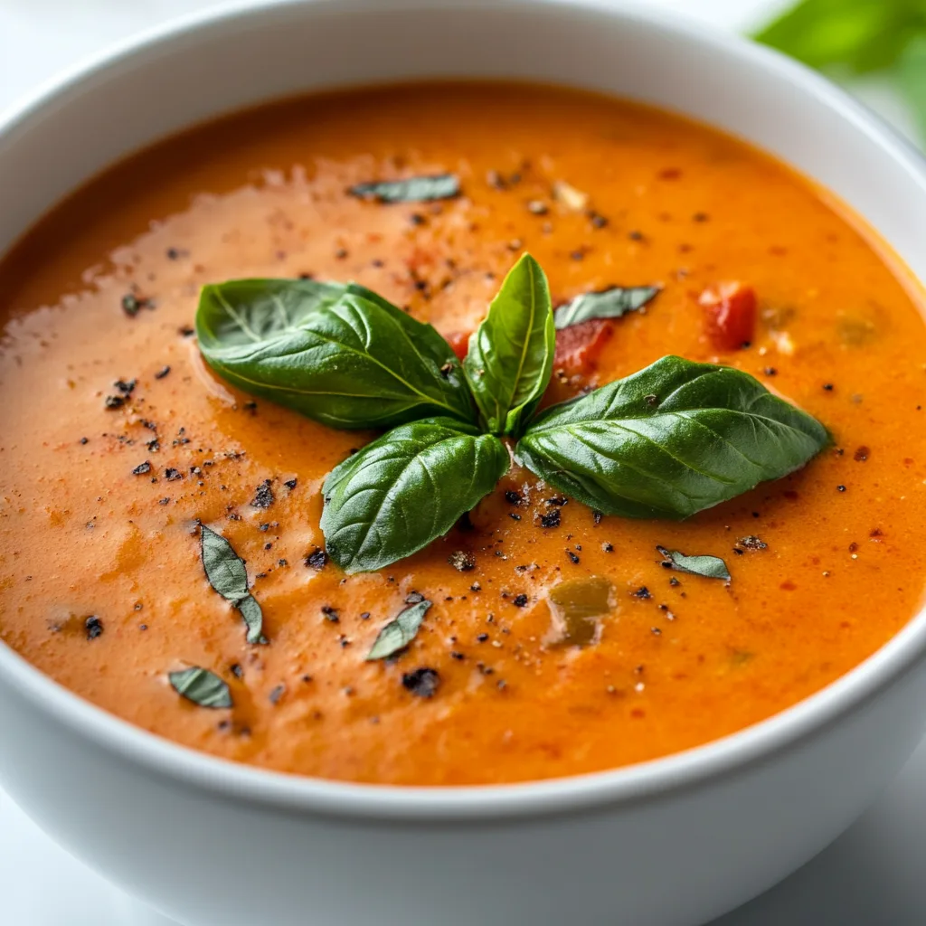 Classic Creamy Tomato Basil Soup Recipe | Easy &amp; Delicious Comfort Food