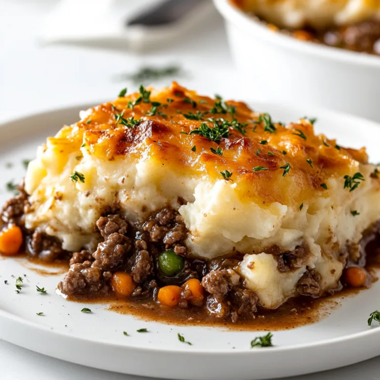 Classic Shepherd’s Pie with Rich Beef Gravy & Cheesy Mash | Comfort Food Recipe