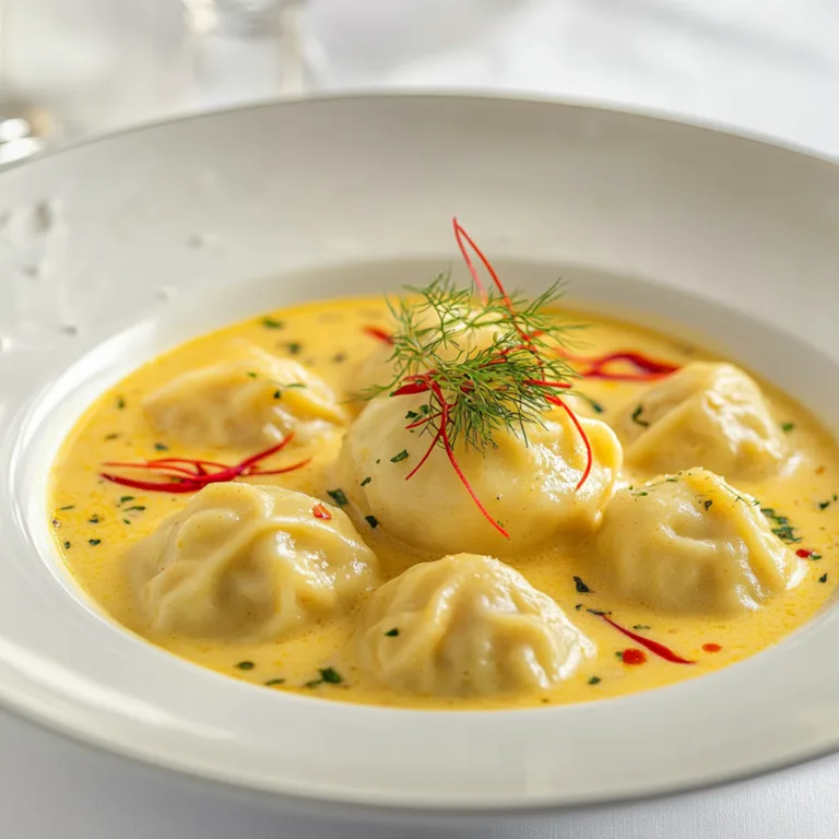 Delicious Coconut Curry Soup with Dumplings Recipe | Easy &amp; Flavorful Meal