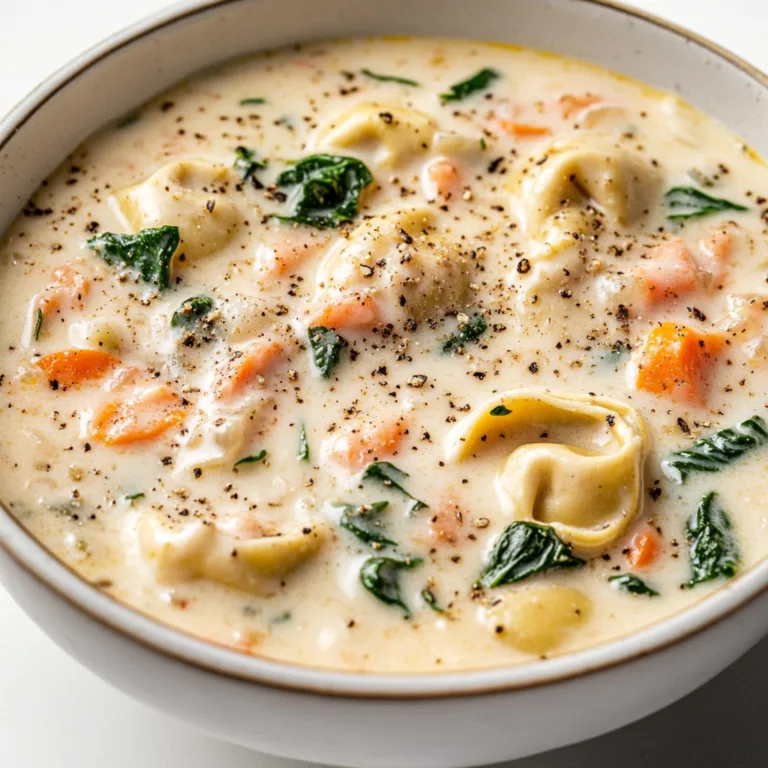 Creamy Tuscan Tortellini Soup Recipe | Easy &amp; Delicious Italian Soup