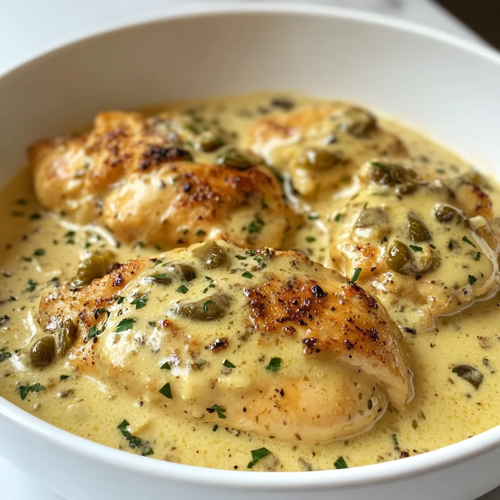 Creamy Pepperoncini Chicken Skillet | Easy &amp; Delicious One-Pan Recipe
