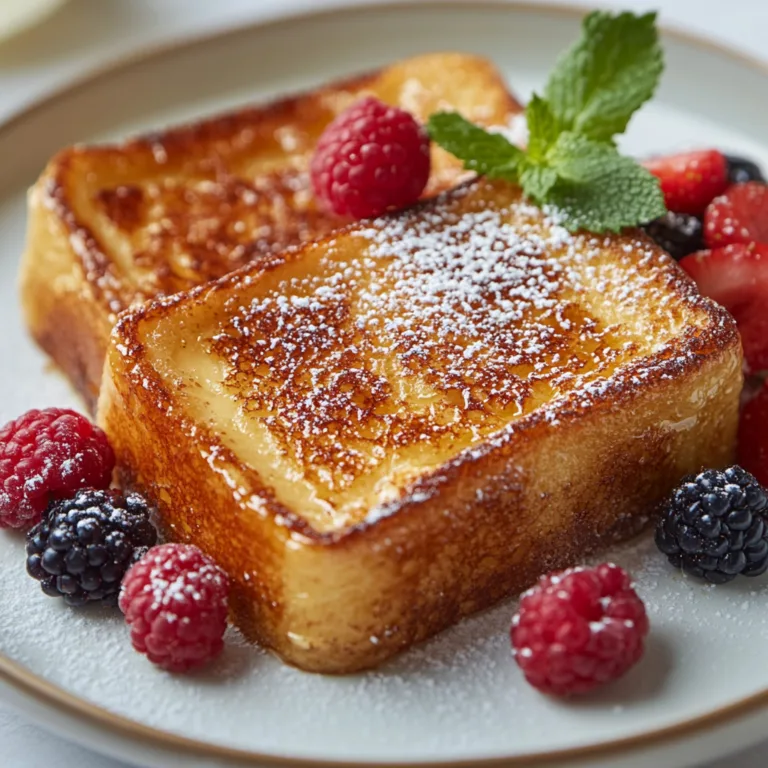 Decadent Crème Brûlée French Toast Recipe | Perfect Brunch Delight