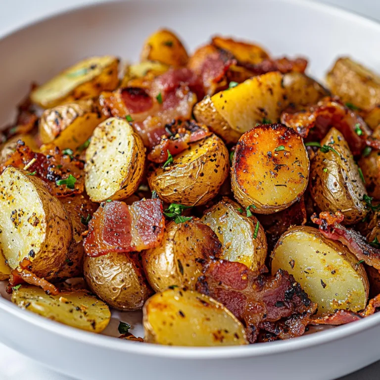 Crispy Bacon Honey Roasted Potatoes Recipe – Sweet &amp; Savory Side Dish