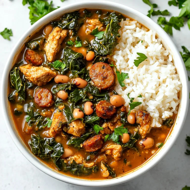 Hearty Crockpot Black Eyed Peas and Collard Greens Recipe – Easy Slow Cooker Southern Comfort Food