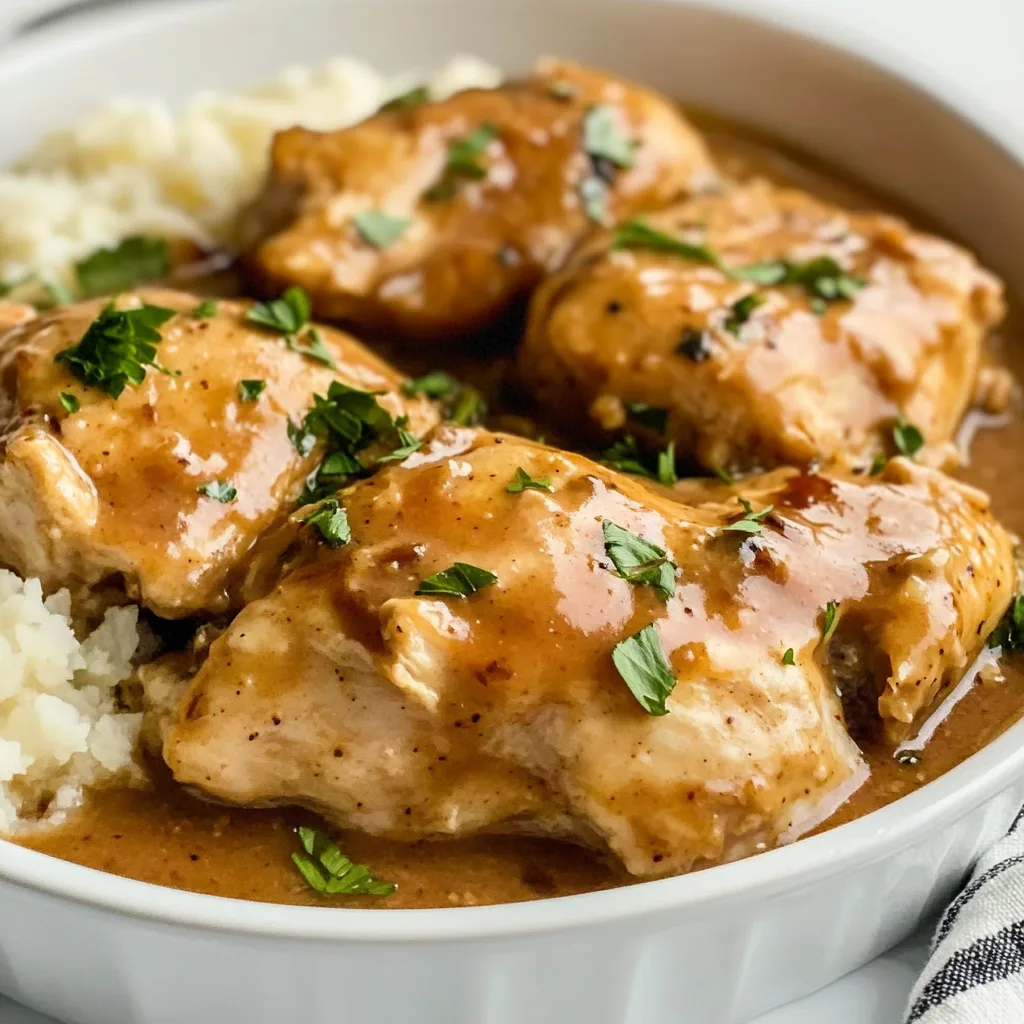 Easy Crockpot Honey Mustard Chicken Recipe | Slow Cooker Dinner Ideas