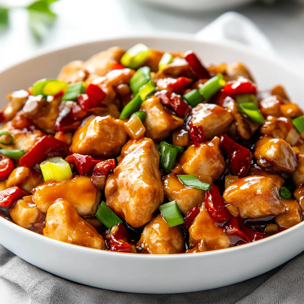 Easy Crockpot Kung Pao Chicken Recipe | Slow Cooker Asian Dinner