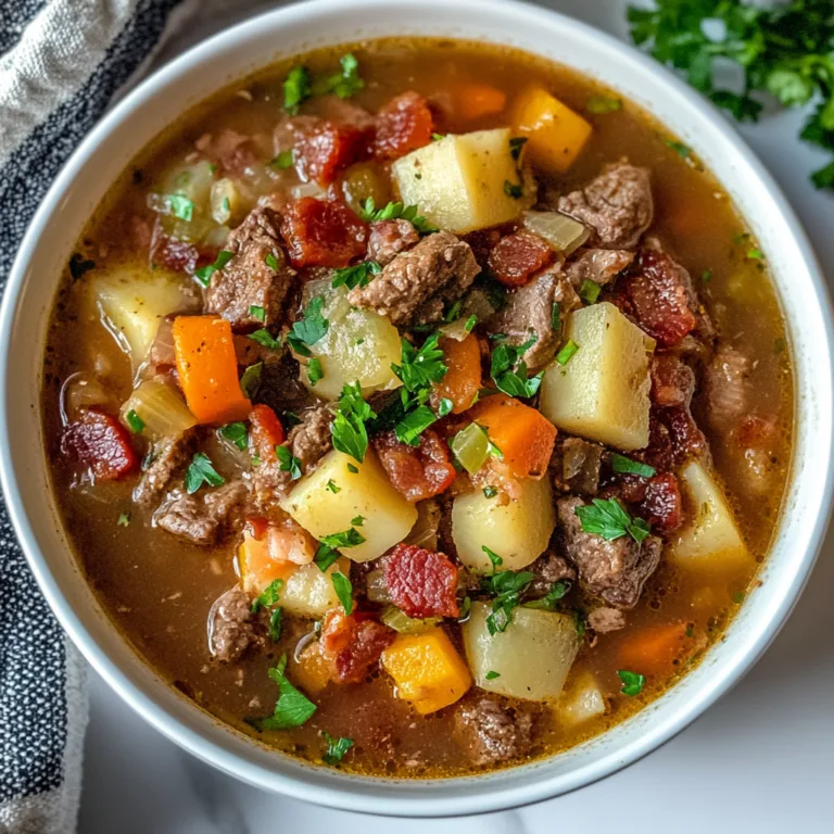 Crockpot Million Dollar Beef & Bacon Soup Recipe – Easy Slow Cooker Comfort Food