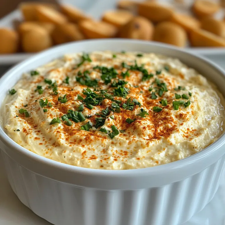 Easy Deviled Egg Dip Recipe | Creamy &amp; Delicious Party Snack