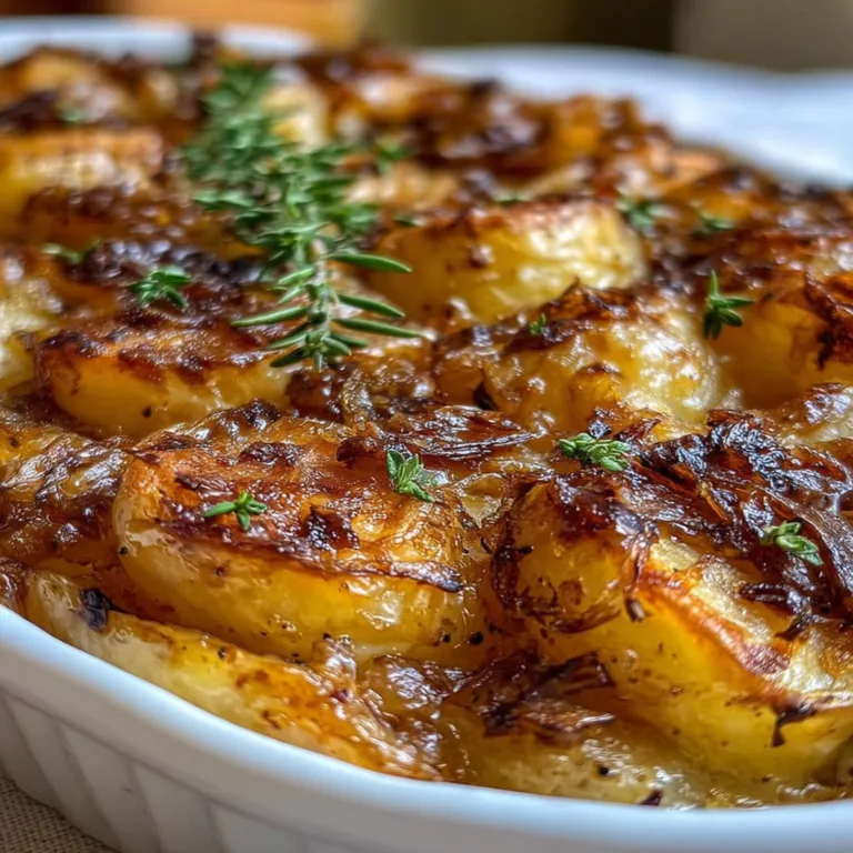 French Onion Potato Bake Recipe | Easy, Cheesy, Comfort Food Delight