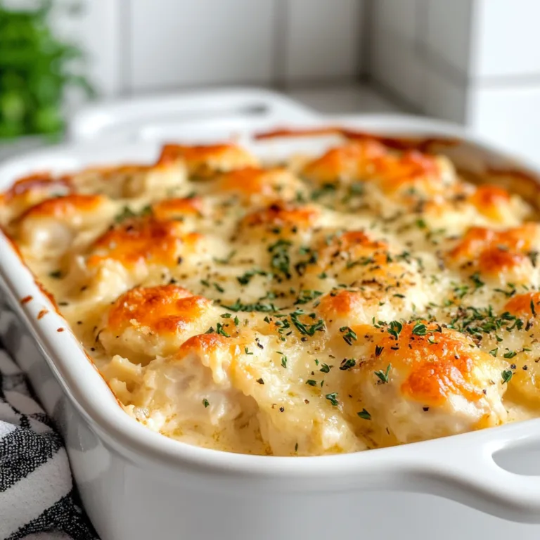 Garlic Butter Chicken Dump and Bake Casserole | Easy One-Pan Recipe