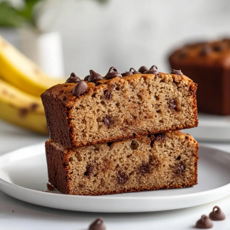 Delicious Gluten-Free Banana Bread with Chocolate Chips – Easy Recipe