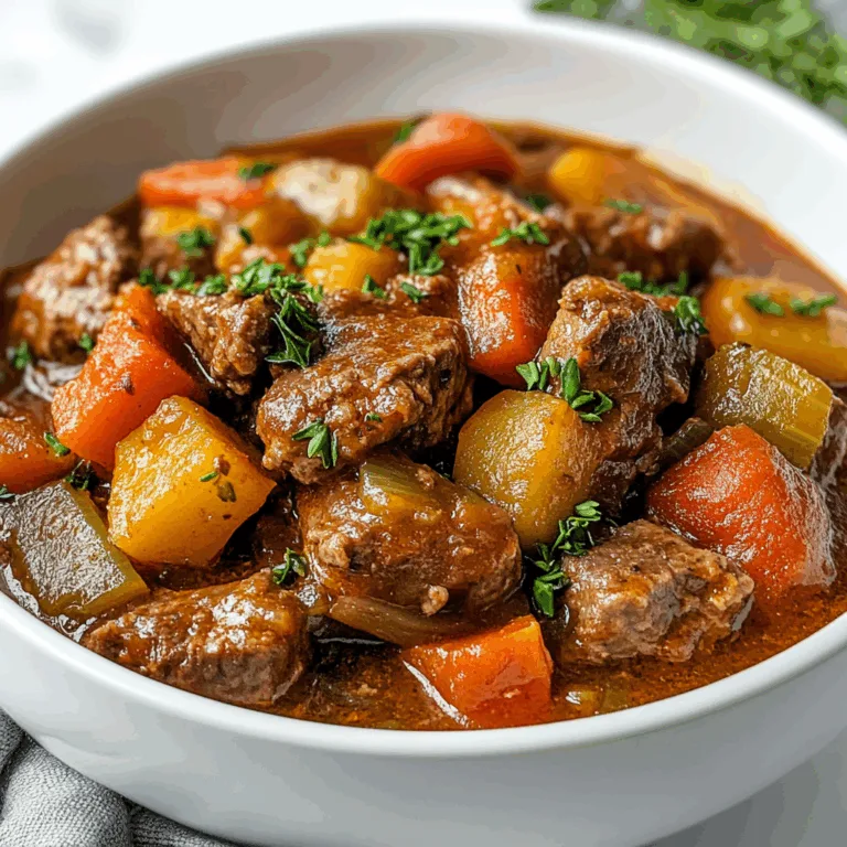 Hearty Gluten-Free Beef Stew with Fresh Veggies | Easy &amp; Delicious Recipe