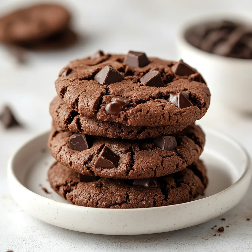 Gluten-Free Double Chocolate Cookies | Rich &amp; Chewy Recipe