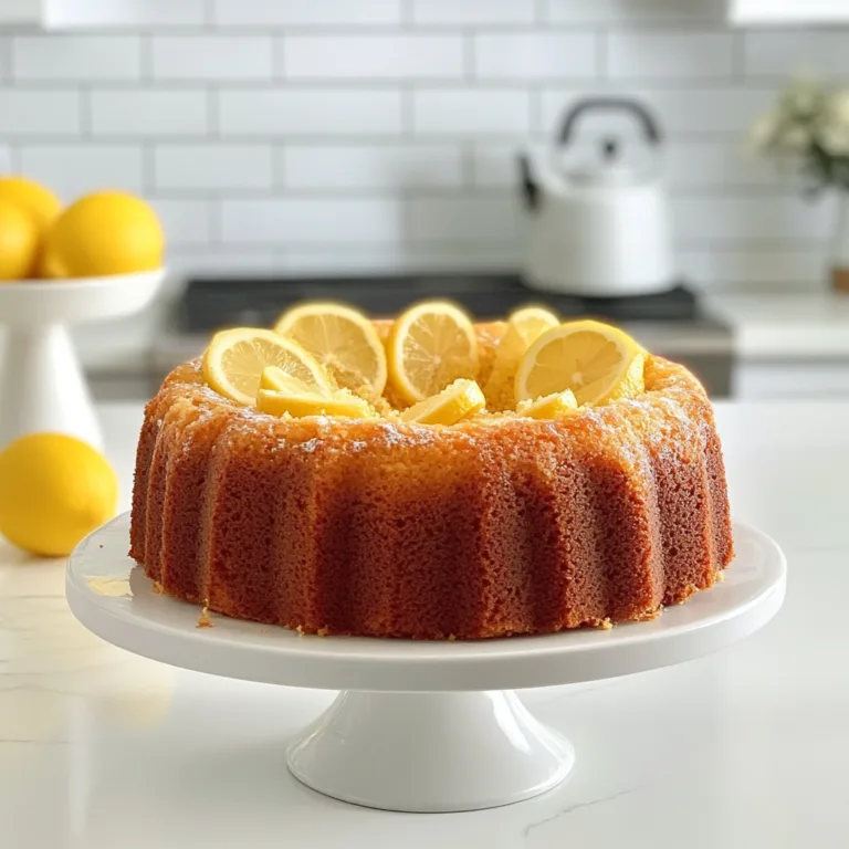Delicious Gluten-Free Lemon Pound Cake Recipe | Moist & Zesty