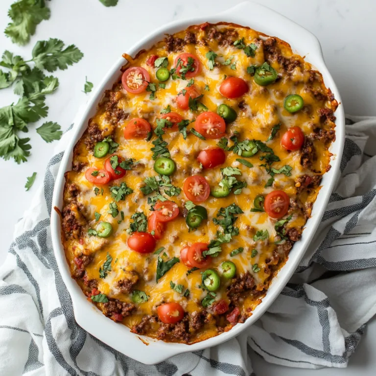 Delicious Gluten-Free Taco Casserole Recipe | Easy & Healthy Dinner Idea