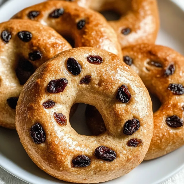 Gluten-Free Cinnamon Raisin Greek Yogurt Bagels Recipe | Healthy &amp; Delicious Breakfast