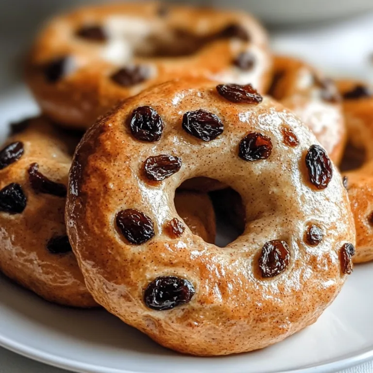 Gluten-Free Cinnamon Raisin Greek Yogurt Bagels Recipe | Healthy & Delicious Breakfast