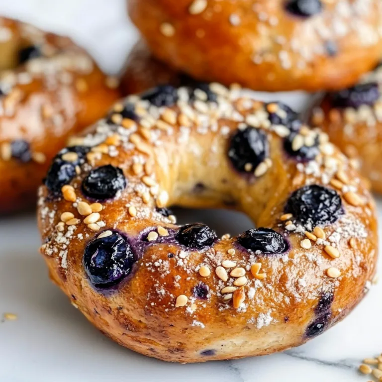 Gluten-Free High-Protein Blueberry Bagels | Healthy &amp; Delicious Recipe