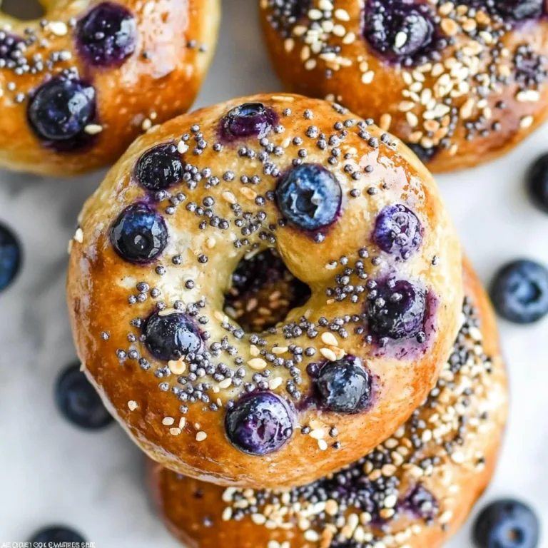 Gluten-Free High-Protein Blueberry Bagels | Healthy & Delicious Recipe